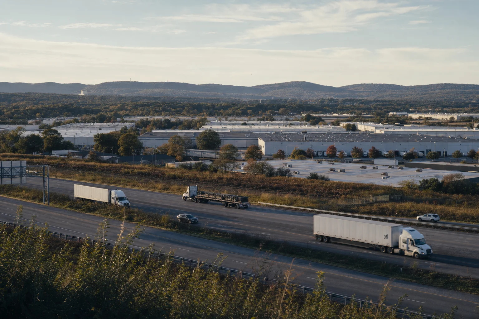 Alabama commercial trucking corridor — illustrative