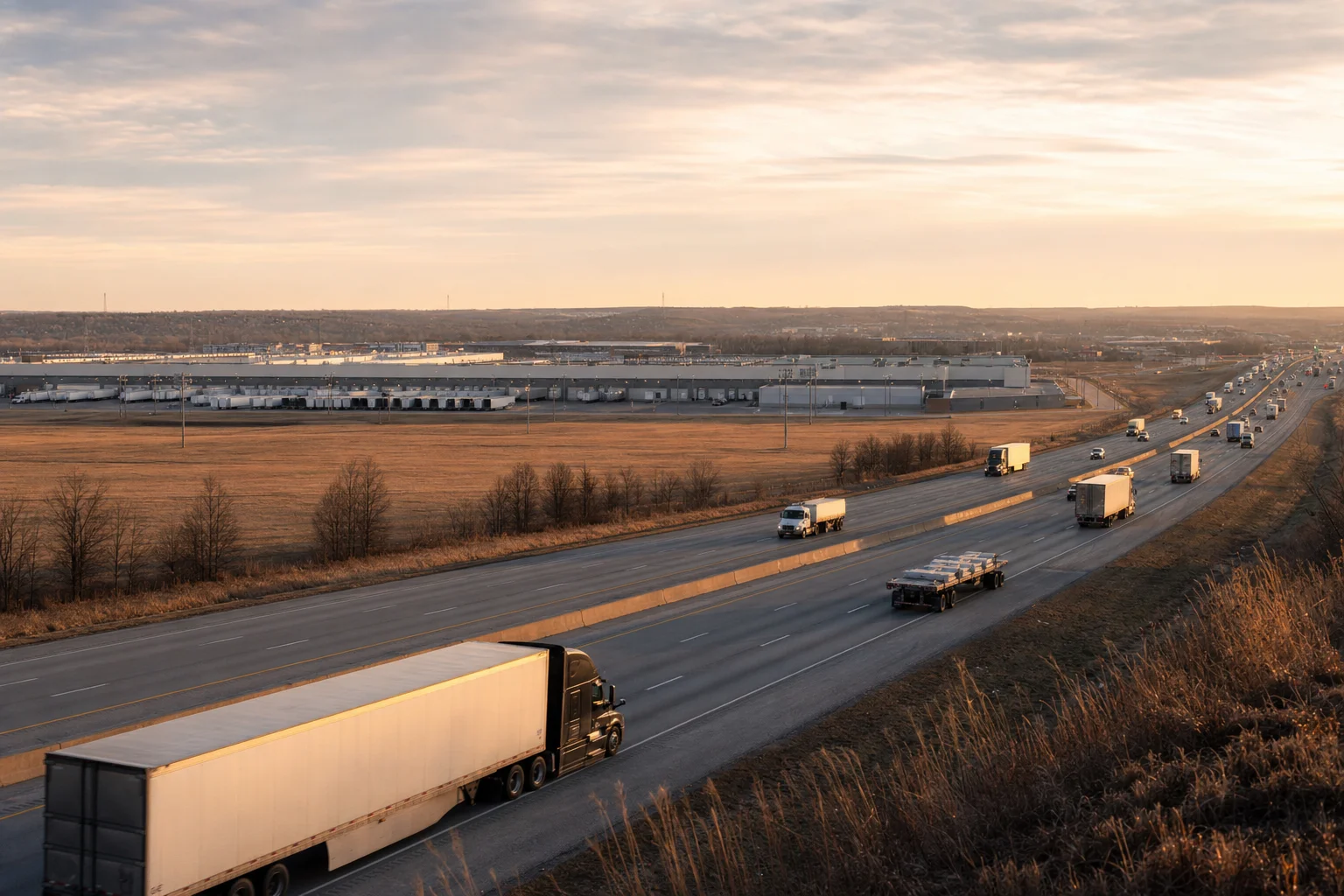 Editorial image: Springfield, Missouri — commercial truck corridor